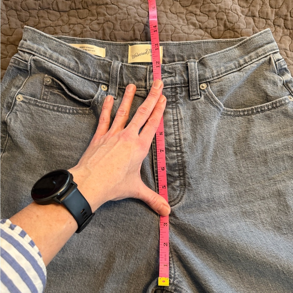 Universal Thread Highest Straight Gray Jeans 10r … - image 6